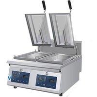 Commercial Frying Pan Fried Dumpling Machine Pot Sticker Pancake Cooker Fryer