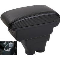 Car 208 Armrest box central console storage case driver elbow support