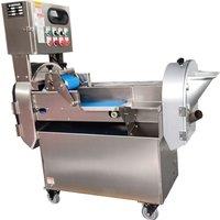 Dual Machine Head Commercial Grater Vegetable Shredder Slicer Automatic Electric Vegetable Cutter Machine