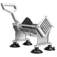 2025 Stainless Steel Manual Potato Slicer New Multifunctional Vegetable Cutting Machine Suction Cup Leg Kitchen Tool