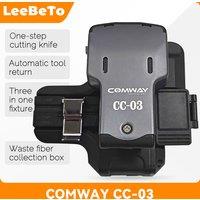 COMWAY CC-03 One-step Fiber Cleaver Original High Precision Cutting Knife Automatic High Precision Fiber Cutter 48000 Blade Life