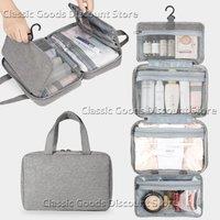 Travel Hanging Toiletry Water-proof Cosmetic Storage Bag Bathroom Beauty Wash Accessory Towel Wet Dry Separated Bag