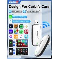 X1CA/X2CA CarlinKit 2-In-1 Wireless Adapter Wireless CarPlay Android Auto Plug &Play WiFi BLE Auto-connect For Baidu CarLife Car