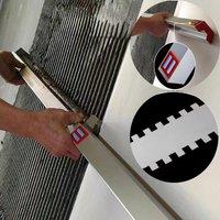 Multifunctional Tile Tools Wall Tile Leveling Tool Tile Trowel erfect for Large Wall Tiles Tiling Masonry Hand Trowel Square