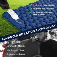 Inflatable Mattress 2Person Camping Mat with Air Pillow Portable Air Mattress Waterproof Backpacking