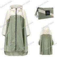 Nylon Adults Raincoat Women Men Waterproof Tent Rain Cover Wear Outdoors Hiking Rain Coat Poncho