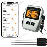 100M Wireless Meat Food Thermometer Kitchen Cooking Tool Oven Grill BBQ Bluetooth Temperature Meter