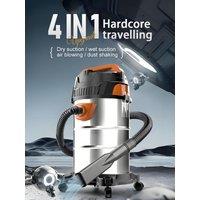 25L/30L/40L Industrial Vacuum Cleaner 220V Electric Vacuum Cleaner Wet & Dry Dust Extractor Home Commercial Suction Cleaner