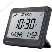 LCD Screen Azan Clock 8 Athan Sounds Calendars Muslim Prayer Desk Household Supplies Home Festival Birthday Decoration Office