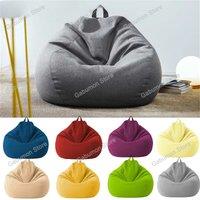 Large Bean Bag Chair Cover Single Seat Sofa Cover Bean Bag Chair Stuffed Toy Clothing Storage Bag