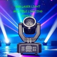Mini Laser Moving Head Light DJ Disco Party Light RGB Remote Control Laser Light DMX 512 Control Moving Head Light Holiday Decor