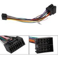 16 Pin Plug Cable ISO Standard Connector Adapter Car Stereo Radio For ALPINE Wire Harness Adaptor Car Wire Cable Adapter