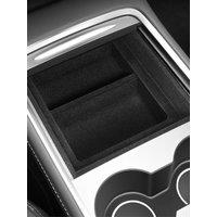 Car Central Storage Box For Tesla 2021-2023 Model3 Y Organizer Container Flocking Storage Case
