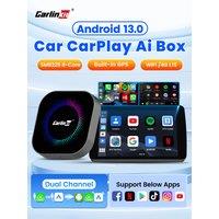Android 13 TV Box CarlinKit Wireless Android Auto & CarPlay Ai Box SM6225 8-Core Split Screen 4G LTE For IPTV Netflix Play Store