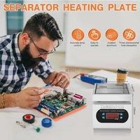 150*150mm Heating Station Digital Preheating Platform Electronic Hot Plate Maintenance Heating