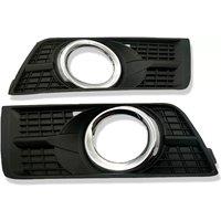 Front Bumper Fog Light Frame Fog Lamp Grille Case Cover For Cadillac SRX 2010-2016 25778388 25778389 Car Accessories