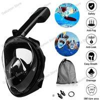2025 Swimming Diving Mask Full Face Anti-fog Snorkeling Scuba Diving Mask Underwater Spearfishing