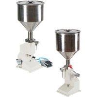 Foot Operated Manual Liquid Cream Filling Machine 25ml 50ml Hair Dye Sauce Quantitative Filling Machine