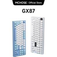 MCHOSE GX87 Aluminum Custom Mechanical Keyboard Tri-mode Wireless Bluetooth PC E-sports Gaming