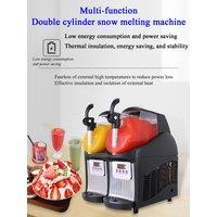 2025 New Commercial Juice Container Snow Melting Machine Single Double Three-cylinder Cold Drink Machine Snow Mud Machine