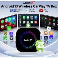 CarlinKit 3 in 1 Android Auto Wireless CarPlay TV Box Android 13 Wifi 5GHz 8G 128G AI Box for Youtube Netflix Audi CarPlay Car