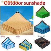 90% Shading HDPE Beige Sunshade Net Garden Plant Shed Shading Sail UV Protection Outdoor Pergola Sun Cover Swimming Pool Awning