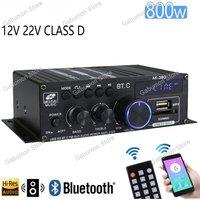 AK380 800W Bluetooth Amplifier HiFi Audio Karaoke Home Theater Amplifier 2 Channel Power Class D