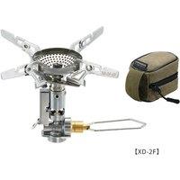 Outdoor Ultralight Camping Gas Stove Campingmoon XD-2F Split Gas Burner Cooking Stove With Bag