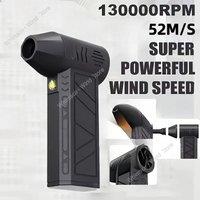 130,000 RPM Handheld Brushless Motor 3nd Generation X3 Violent Blower Mini Turbo Jet Fan Wind Speed 52m/s industrial Duct Fan