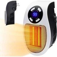 Portable Heater Electric Heater Plug-in Room Heater Home Appliance Heating Furnace Mini Radiator Remote Heating 500W