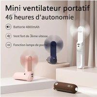USB Mini Fan Portable Handheld Electric Fan Rechargeable Quiet Pocket Cooling Hand ventilador with