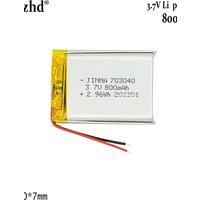 3.7V polymer lithium battery For smart insulated cup coffee blender cup Bluetooth speaker 804040 1600mah