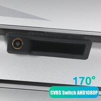 CVBS Switch AHD 1080P Car Parking Reverse Backup Trunk Handle Rear View Camera BMW 3 Series 5 X5 X6 E39 E60 E70 E82 E90