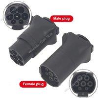 EVSE Adaptor Portable 16A 220V Type 2 Male/Female Plug To Schuko Socket EV Charging Adapter For EV Charger EV Connector EUSocket