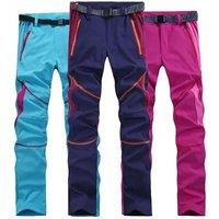 Outdoor Hiking Quick Dry Pants Women Summer Stretch Breathable Elastic Thin Mountain Trousers
