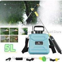 Automatic Electric Sprayer 5L Garden Plant Mister Watering Can With Spray Gun USB Rechargeable