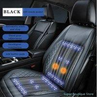 12/24V Ventilation Massage Seat Cushion Breathable Heat Dissipation And Cooling Massage Seat Mat Summer Car Interior Seat Pad