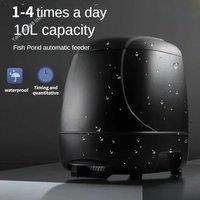 10L Large Capacity Automatic Fish Feeding Machine Pet Timer Auto Food Dispenser for Aquarium