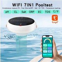 Tuya ZigBee Intelligent Chlorin Meter 7in1 PH ORP Total Dissolved Solids Salinity Temp CL Test Meter swim Pool Water Test