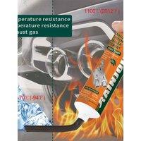 Eexhaust System Sealant High Temperature Car Pipe Repair Eexhaust System Metal Sealant Auto Muffler Modification Adhesive Filler