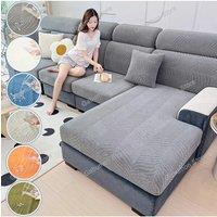 2025 Splash-proof Jacquard Sofa Cover, High Elasticity, Anti Dirt Sofa Cushion Cover, Anti Cat