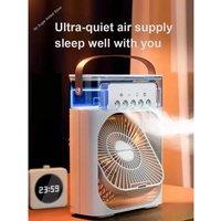 New 3 In 1 Fan AIr Conditioner Household Small Air Cooler LED Night Light Portable Humidifier Air