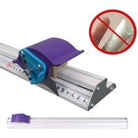 2025 for Kt Board Pvc Board Manual Cutting Ruler Aluminum Anti-Skid Cutting Positioning Track Ruler Woodworking DIY Tool