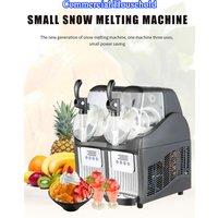 2025 New Slush Machine Commercial Stainless Steel 4L Double-Cylinder Smoothie Juice Snow Melting Maker