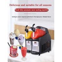 New Type Snow Melting Machine Slush Machine Commercial Single And Double Cylinder Snow Granulator Cold Drinking Beverage