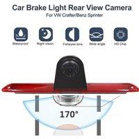 Car Reversing Rear View Camera for Mercedes benz Sprinter VW Crafter with IR LED Brake Light Parking Night Vision