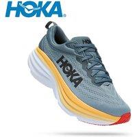 Hoka Bondi 8 Sneakers Men Lifestyle Sport Shoes Light Breathable Canvas Shoes Outdoor Running Casual