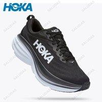 Hoka Men Sneakers Bondi 8 Outdoor Running Shoes Marathon Trail Running Shoes Elastic Women's Casual