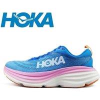 Hoka Bondi 8 Men Women Running Shoes Breathable Slip Resistant Cushioned Sneakers