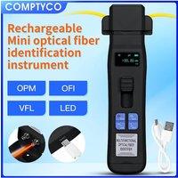 Rechargeable AUA-C607/C605 Fiber Optic Identifier Live with Built in OFI /OPM /LED Light /VFL 800-1700nm SM
